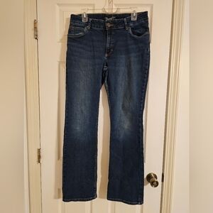 Wrangler Dark Blue Boot Cut Jeans